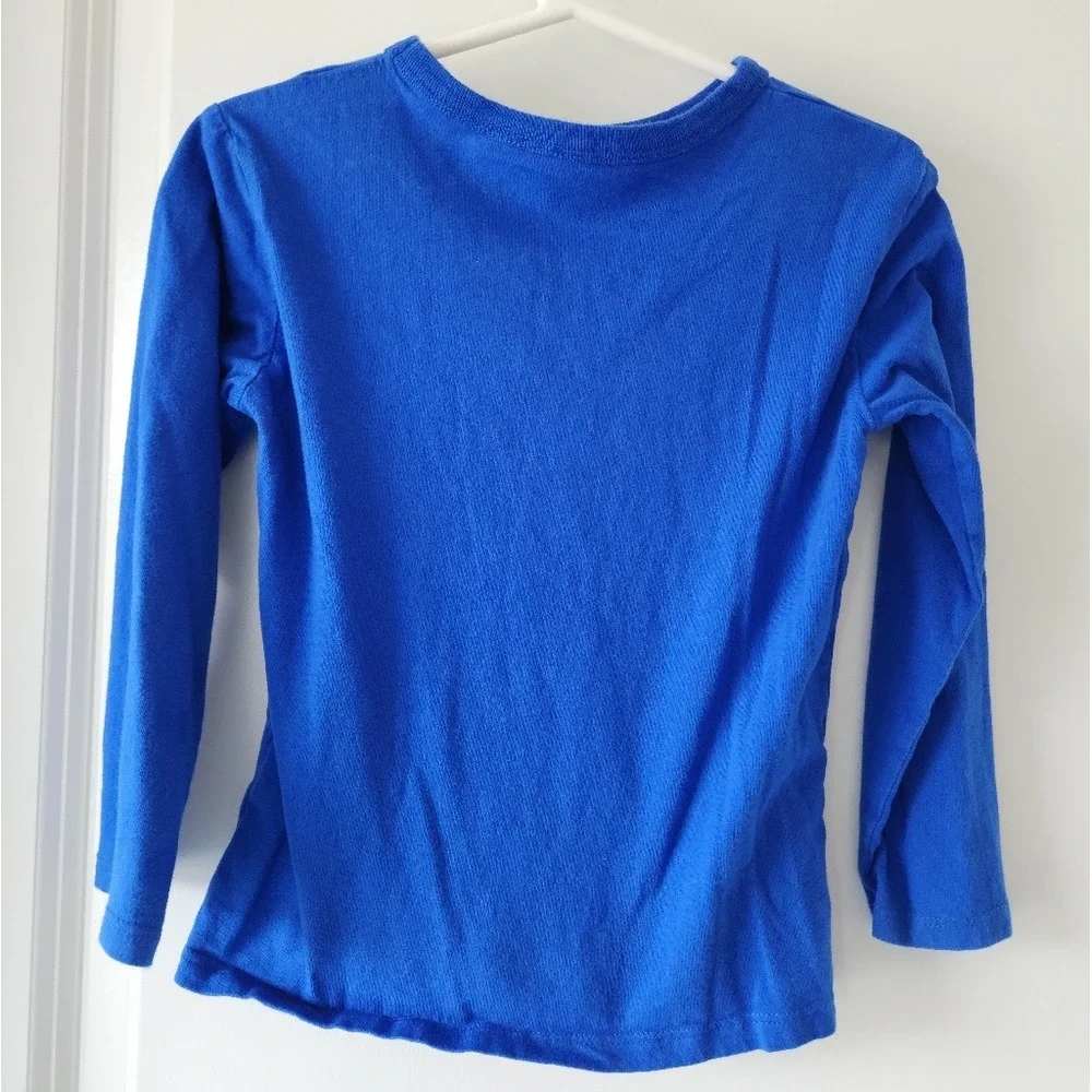 Boys szXS 4 The Childrens Place Best Little Brother Graphic Long Sleeve Tee Blue